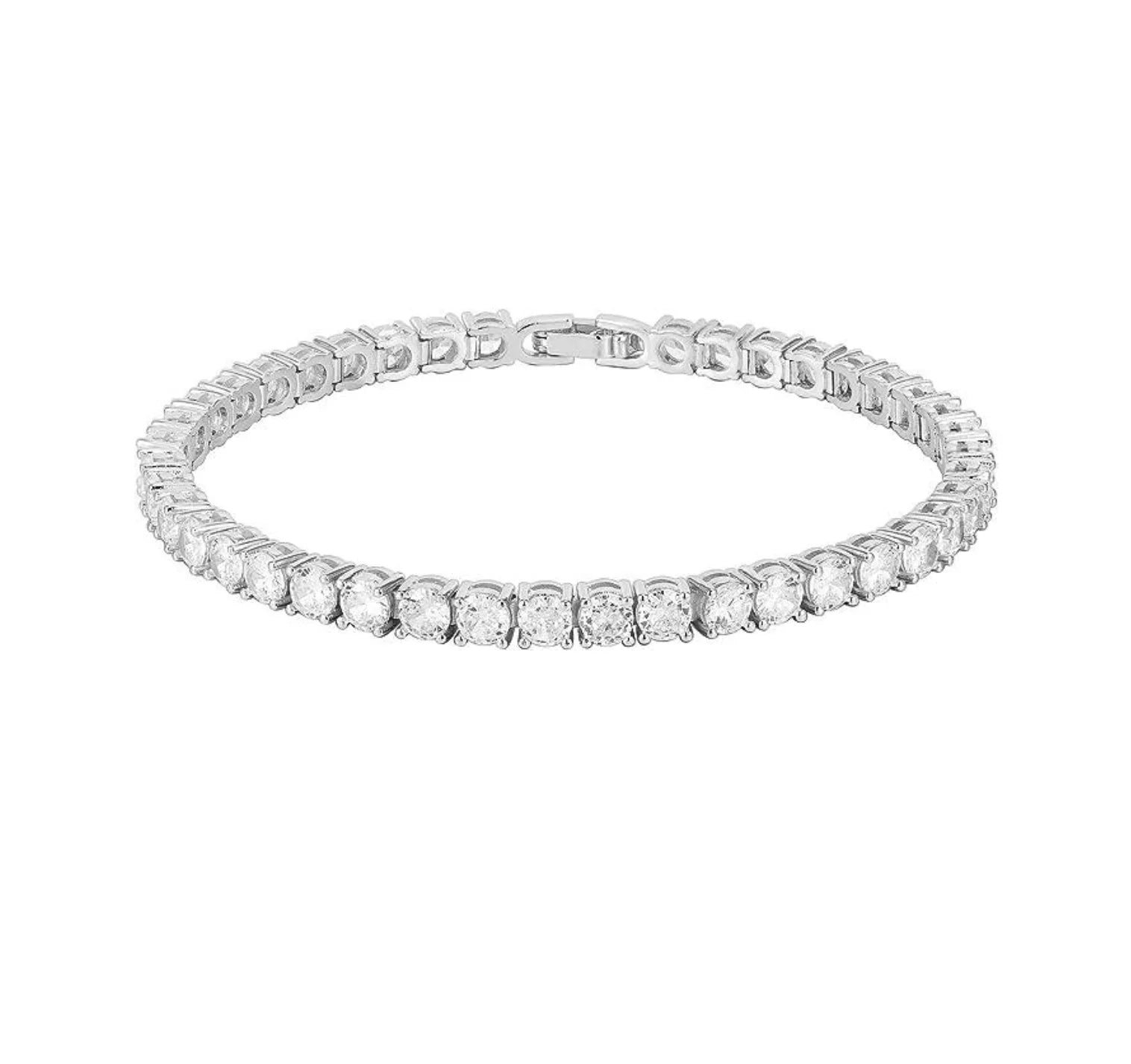 ASH TENNIS BRACELET - SILVER