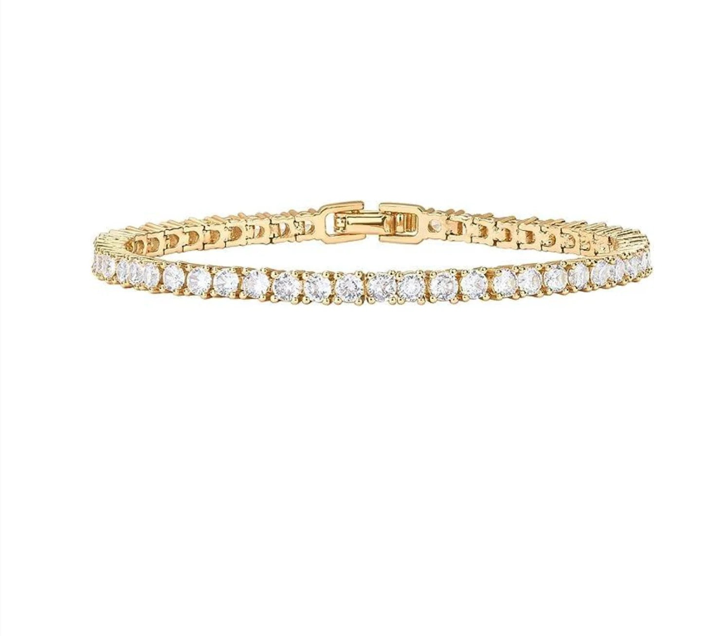 ASH TENNIS BRACELET - GOLD